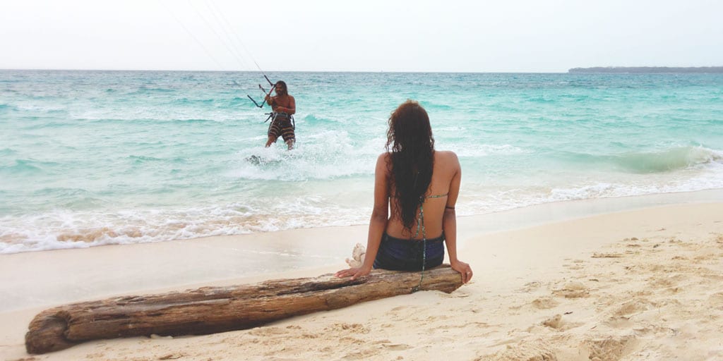 Kite Surfing in the Rosario Islands