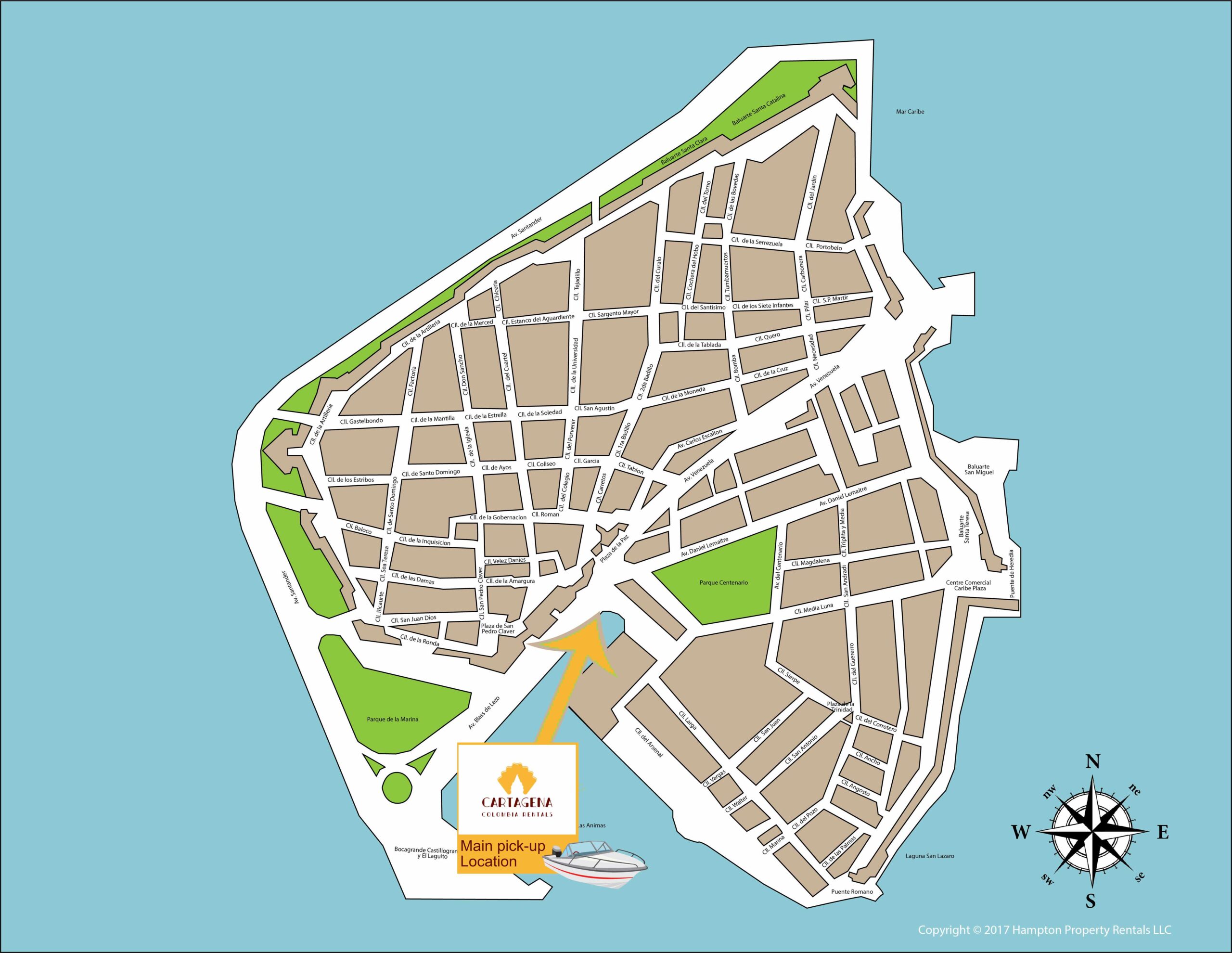 Tourist Map Cartagena Colombia Besttravels Org   Old City Cartagena Colombia Boat Pick Up Scaled 