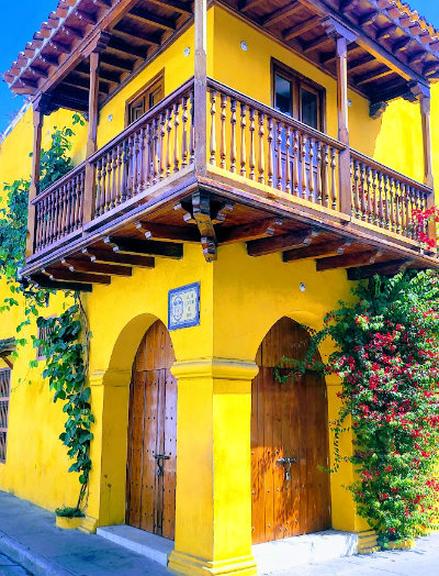 Calle de Hobo in Cartagena Colombia